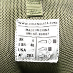 Balenciaga Mesh Nylon Womens Track Hike Sneakers 40 Washed Light Khaki