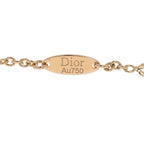 Christian Dior 18K Yellow Gold Diamond Turquoise Rose des Vents Bracelet