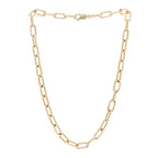 Bottega Veneta 18K Yellow Gold Sterling Silver Link Necklace Gold