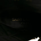 Saint Laurent Metallic Crinkled Polyurethane Calfskin Kiki Pointed Toe Ankle Boots 38 Gold