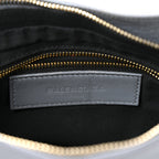 Balenciaga Chevre Gold Metallic Edge Hardware Hip Gris Acier