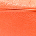 Balenciaga Agneau Arena Le Cagole Shoulder Bag XS Orange