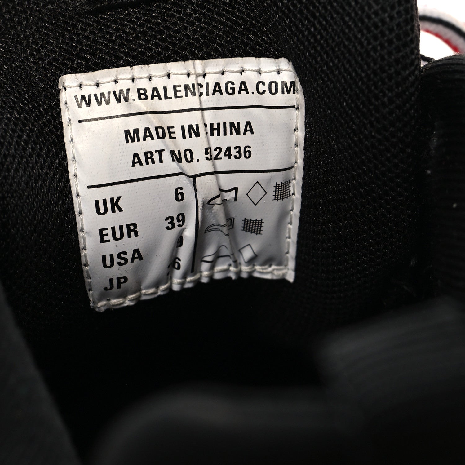 Balenciaga Mesh Nylon Womens Track Sneakers 39 Black Gris