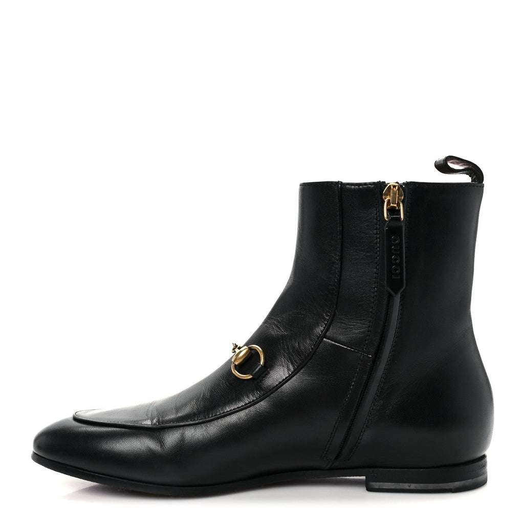 Gucci Malaga Kid Womens Jordaan Ankle Boots 36 Black