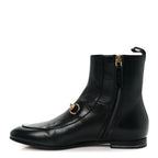 Gucci Malaga Kid Womens Jordaan Ankle Boots 36 Black