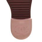 Chanel Lambskin Quilted CC Turnlock Loafers 35.5 Dark Pink