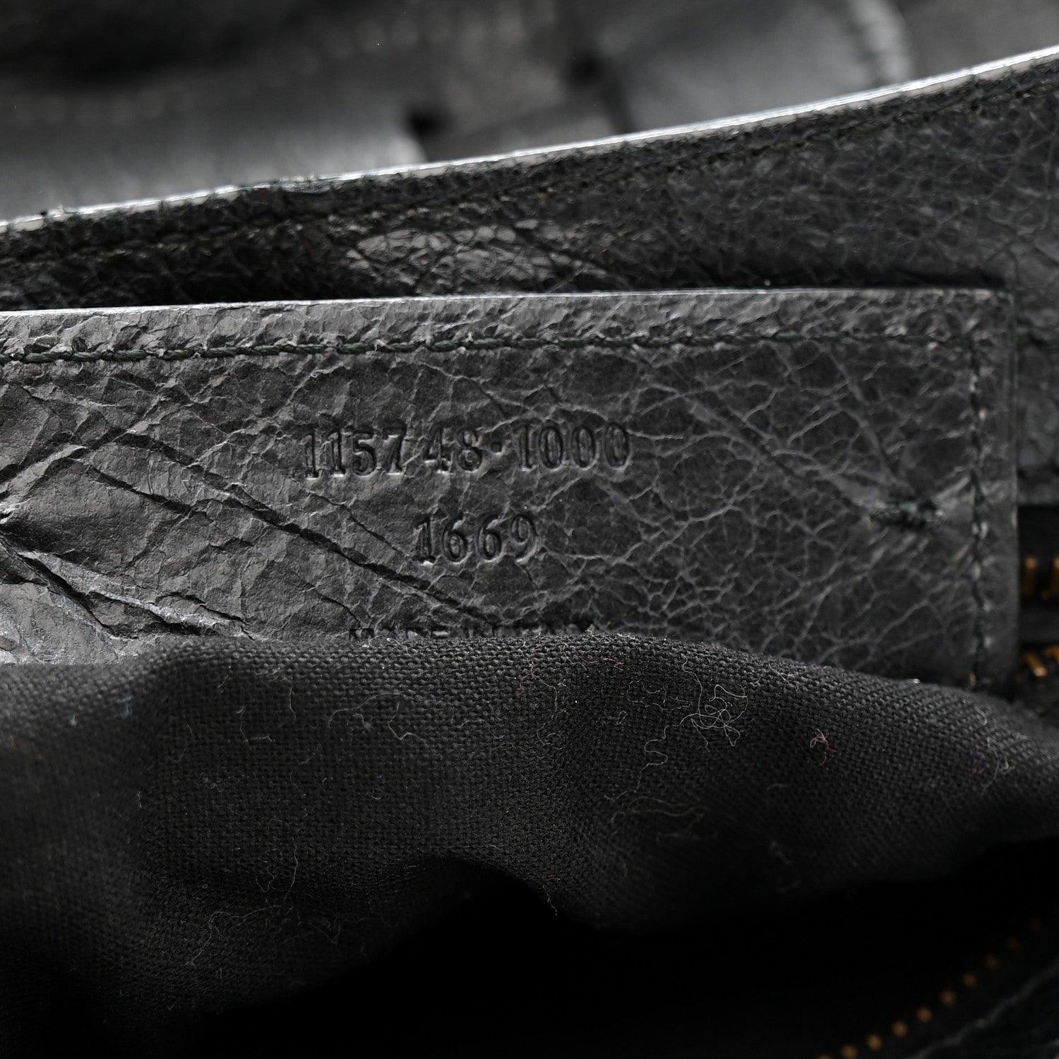 Balenciaga Agneau Classic Hardware City Black