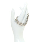 Christian Dior Brass CD Icon Chain Bracelet M Silver