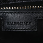 Balenciaga Agneau Arena Storico Classic Hardware Medium Le City Black