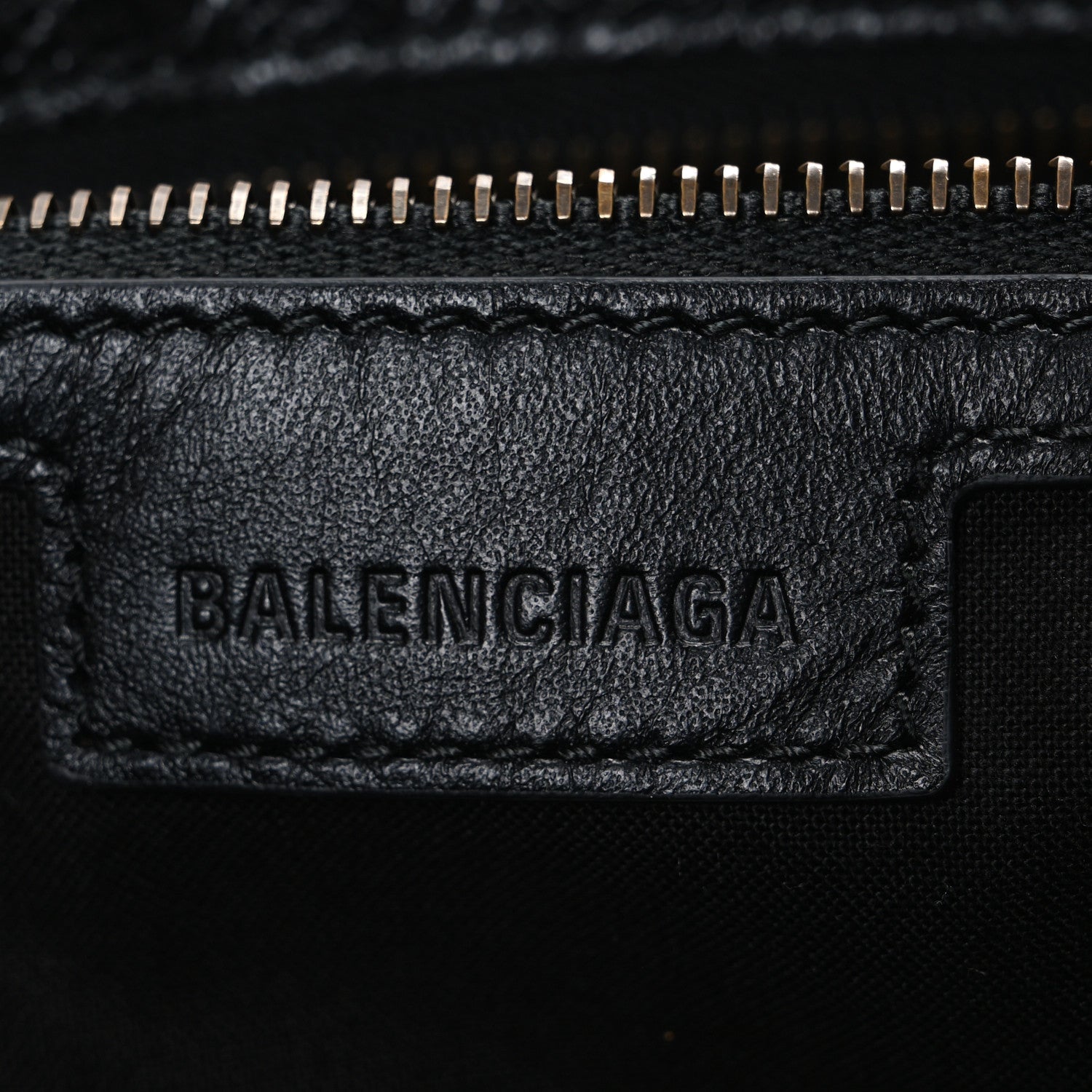 Balenciaga Agneau Arena Storico Classic Hardware Medium Le City Black