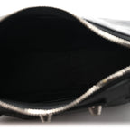 Balenciaga Agneau Arena Le Cagole Chain Shoulder Bag XS Black