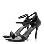 Balenciaga Calfskin Honey 90mm Sandal 37 Black