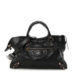 Balenciaga Agneau Giant 12 Gold Hardware City Black