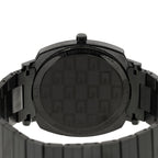 Gucci PVD Stainless Steel 38mm Grip Quartz Watch Black
