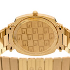 Gucci Stainless Steel 38mm Grip Quartz Watch Gold