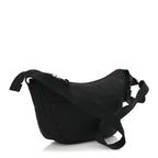 Balenciaga Recycled Sport Nylon Logo Embroidered Wheel Sling Bag Black Pink