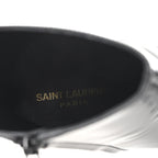 Saint Laurent Vitello Marilyn Auteuil 105 Ankle Zip Boots 40 Black