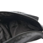 Balenciaga Recycled Sport Nylon Logo Embroidered Wheel Beltpack Black
