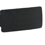 Saint Laurent Calfskin Cocco Print Bracelet M Black