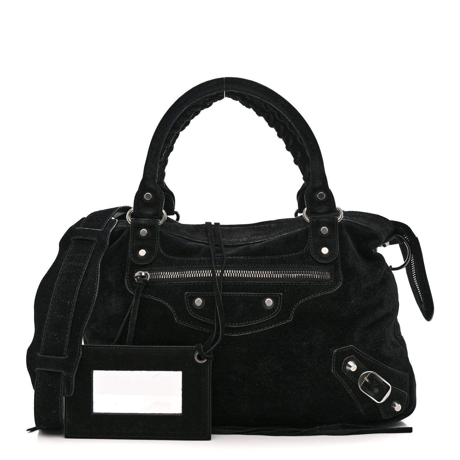Balenciaga Baby Daim Suede Classic Hardware Town Black