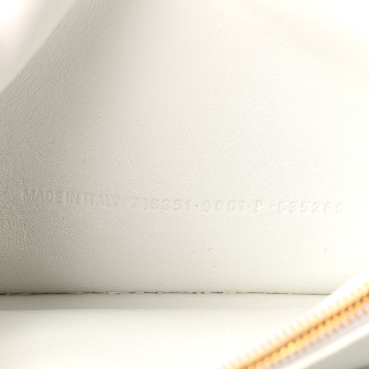 Balenciaga Extra Supple Calfskin Crocodile Embossed Small Crush Chain Bag Optic White
