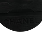 Chanel Shiny Calfskin Quilted Lace Up Combat Boots 39 Black