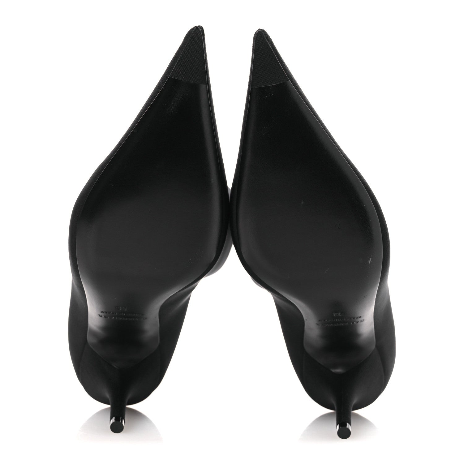 Balenciaga Jersey Crepe Extreme Pointed Toe Knife Booties 36 Black