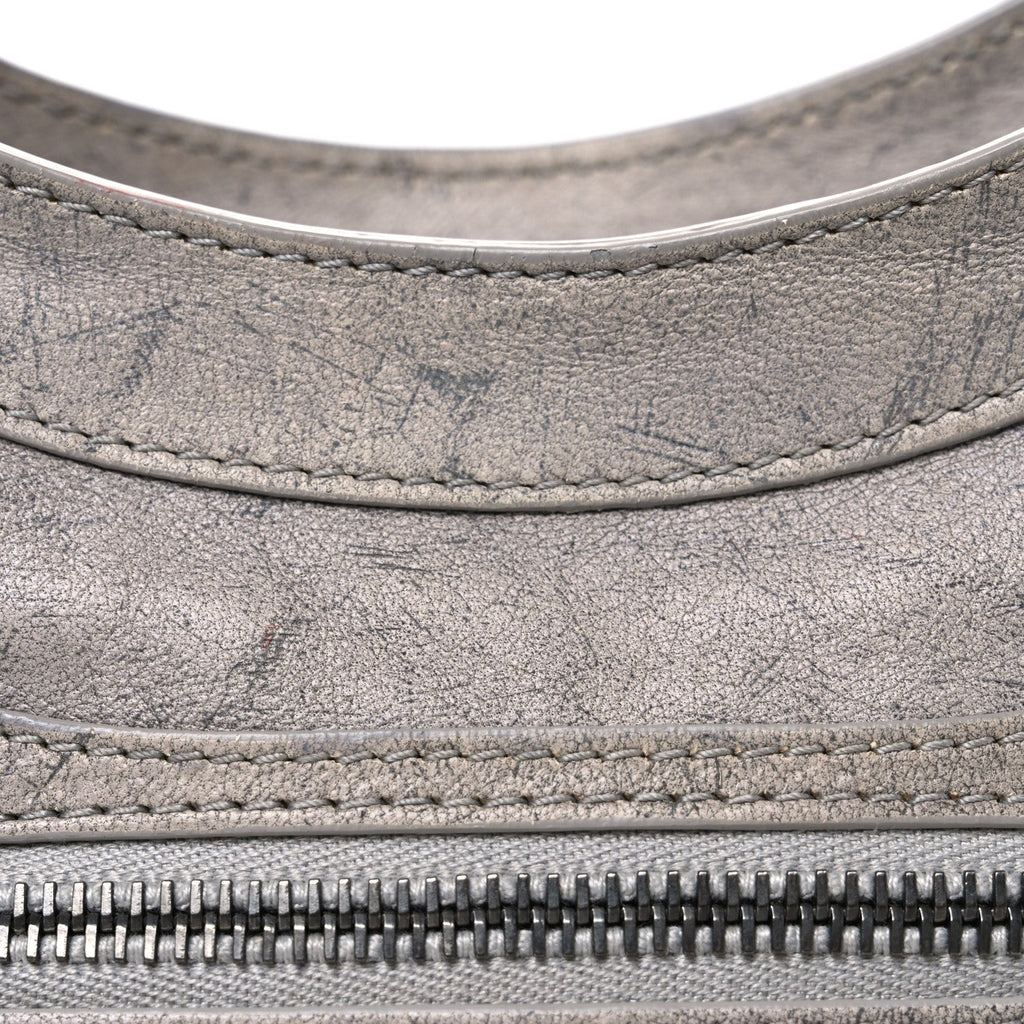 Balenciaga Agneau Marble Hardware Mini City Grey