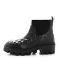 Gucci Calfskin Nappa Matelasse Frances Chelsea Boots 41 Black