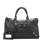 Balenciaga Agneau Giant 12 Gold Hardware Work Anthracite
