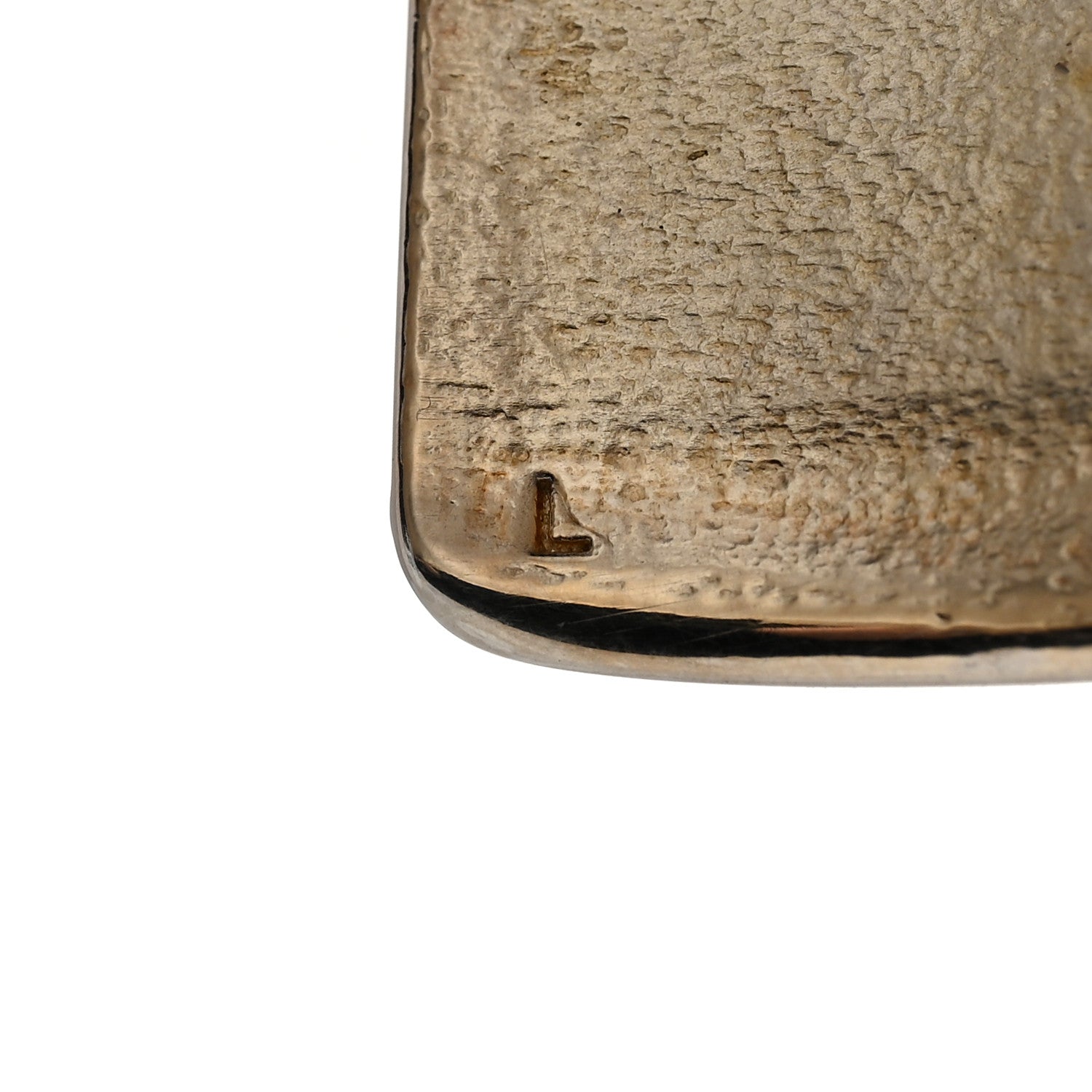 Saint Laurent Brass Organic Oversized Cuff Bracelet L Argent Brilliant