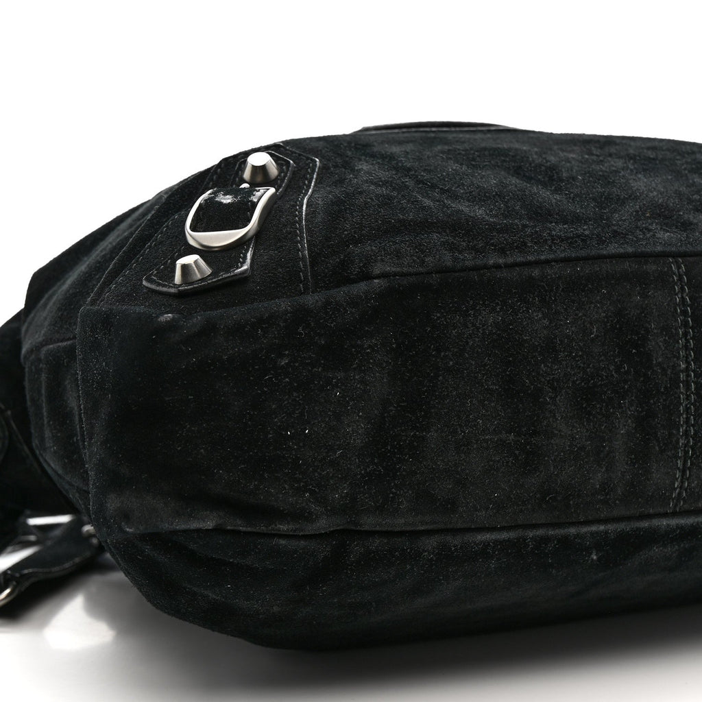 Balenciaga Baby Daim Suede Classic Hardware Town Black