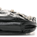 Balenciaga Agneau Arena Le Cagole Mini Purse With Chain Black