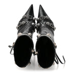 Balenciaga Agneau Arena Cagole 90mm Ankle Boots 37 Black