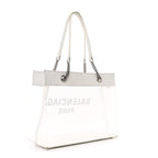 Balenciaga Mesh Large Duty Free Tote White