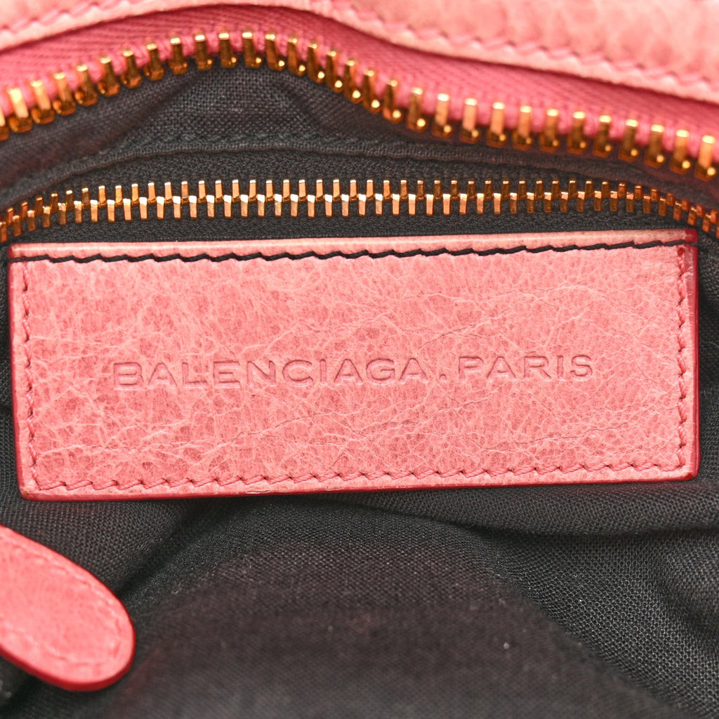 Balenciaga Agneau Giant 21 Gold Hardware City Bubblegum