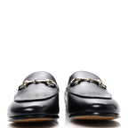 Gucci Calfskin Womens Jordaan Loafers 41 Black