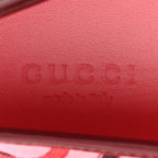 Gucci Betis Glamour Canvas Horsebit Print Womens Jordaan Loafers 39.5 Pink Rosso Ancora