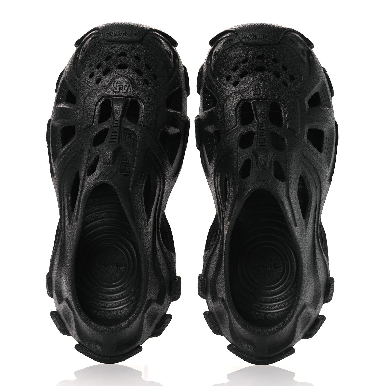 Balenciaga EVA Molded Mens HD Mules 45 Black