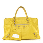 Balenciaga Agneau Giant 21 Silver Hardware Work Curry