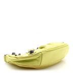 Balenciaga Agneau Arena Le Cagole Mini Purse With Chain Lime
