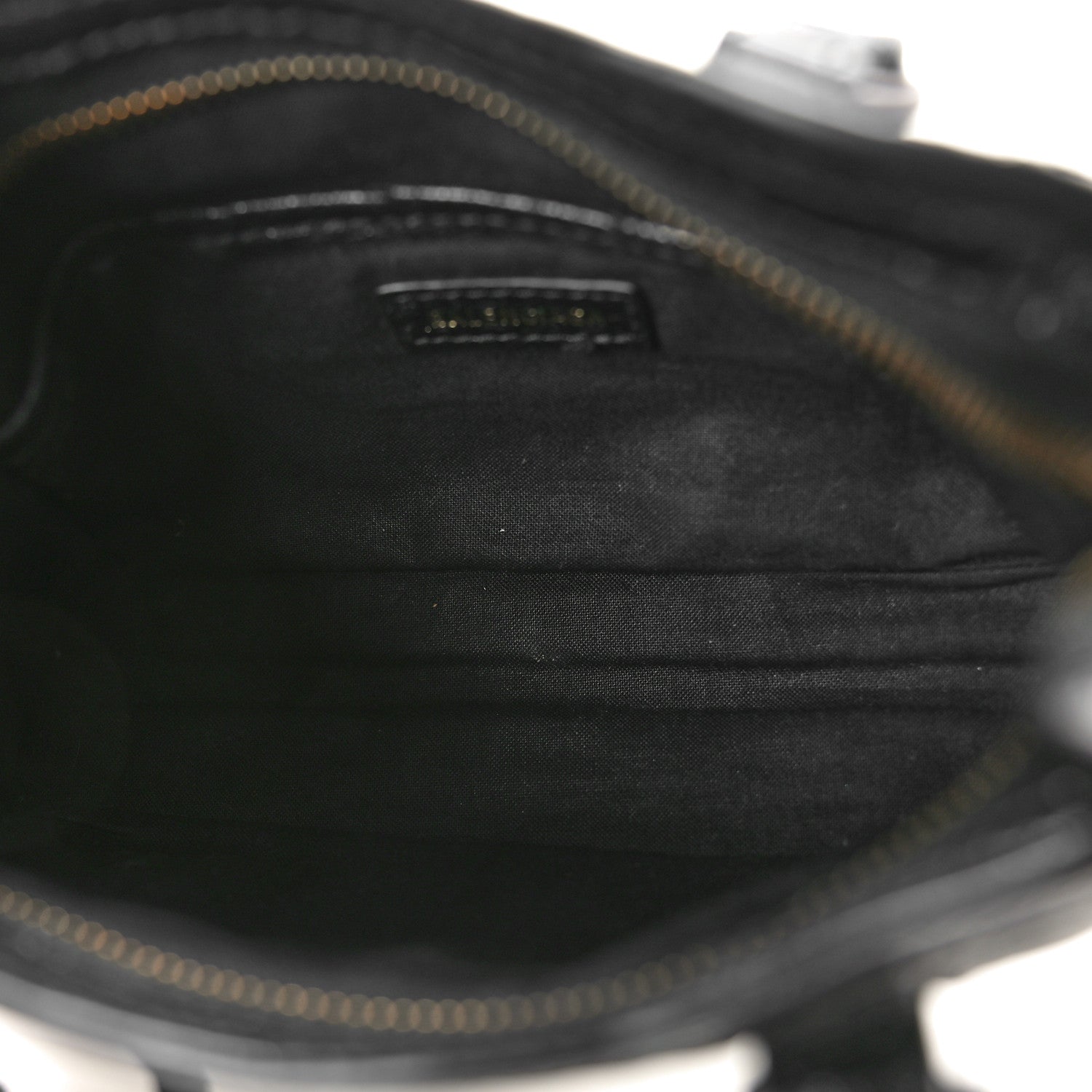 Balenciaga Agneau Classic Gold Hardware Nano City Black