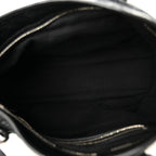 Balenciaga Agneau Arena Storico Silver Hardware Small Le City Black