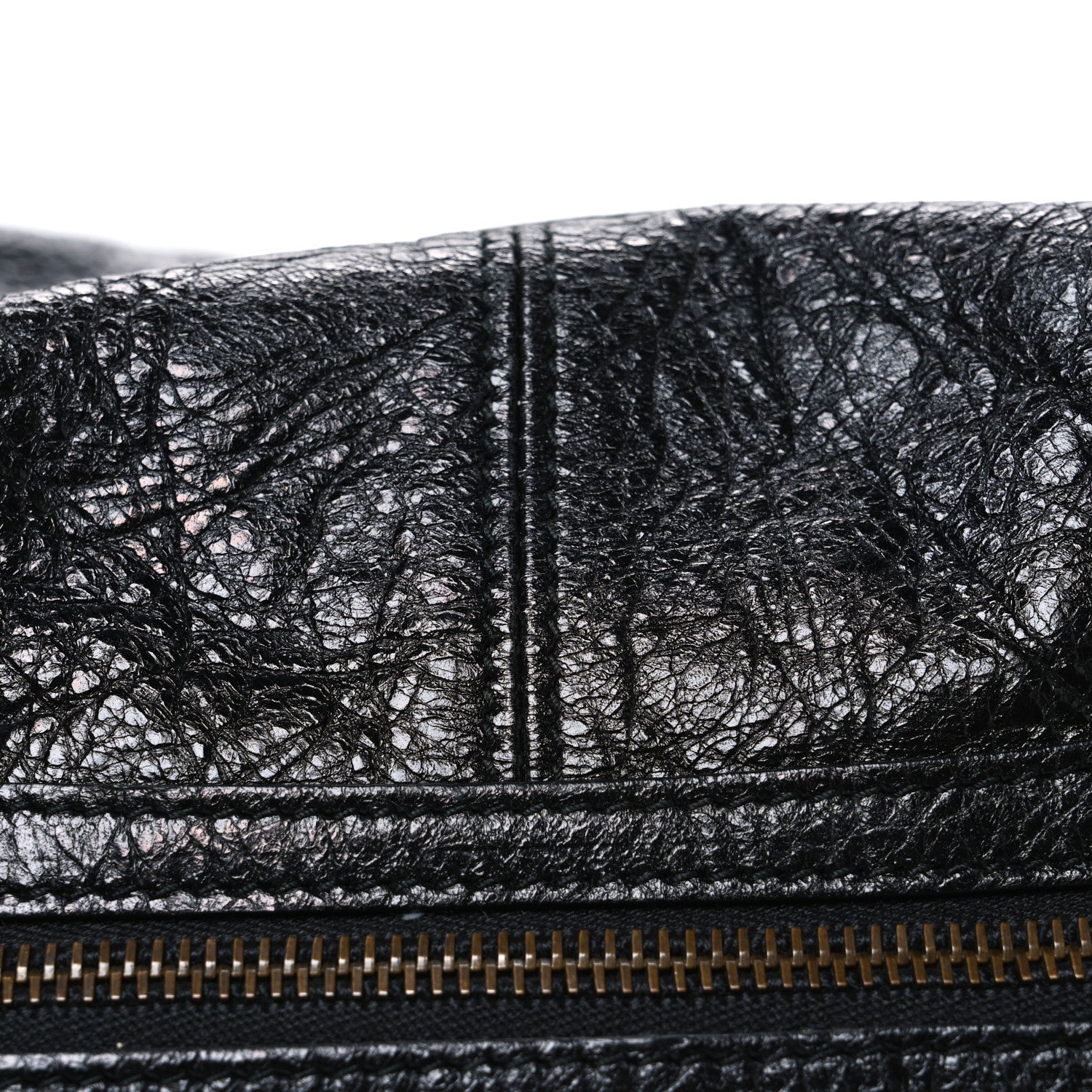 Balenciaga Agneau Classic Hardware Work Black
