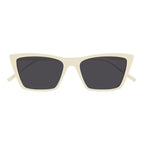 Saint Laurent Sunglasses Cat Eye Full Rim, Black Frame and Black Lens SL737MICATHIN001