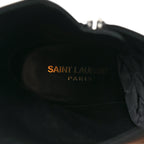 Saint Laurent Calfskin Niki 85 Wedge Booties 39.5 Black