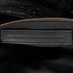 Balenciaga Arena Lambskin Brass Hardware Le City Travel Bag Black