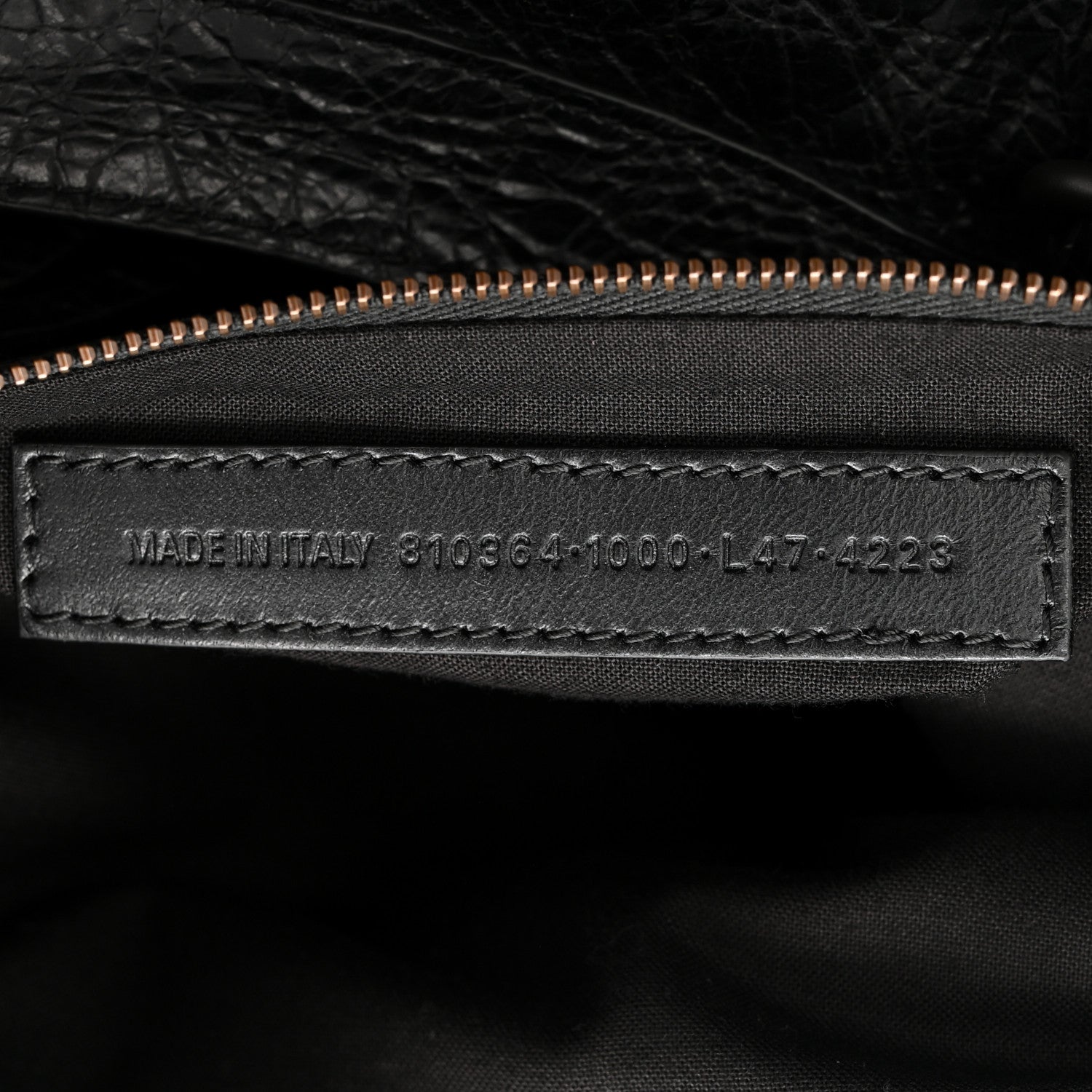 Balenciaga Arena Lambskin Brass Hardware Le City Travel Bag Black