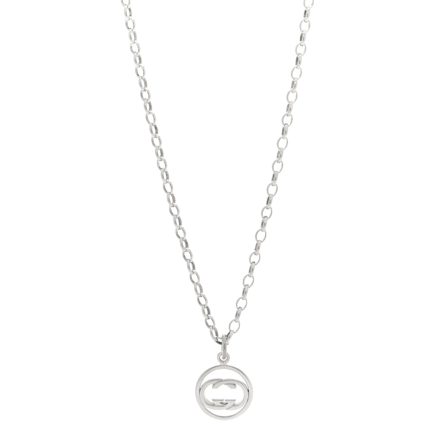 Gucci Sterling Silver Britt Necklace
