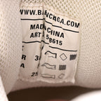 Balenciaga Mesh Nubuck Effect Fabric LED Womens Track Sneakers 38 Grey Pink Black